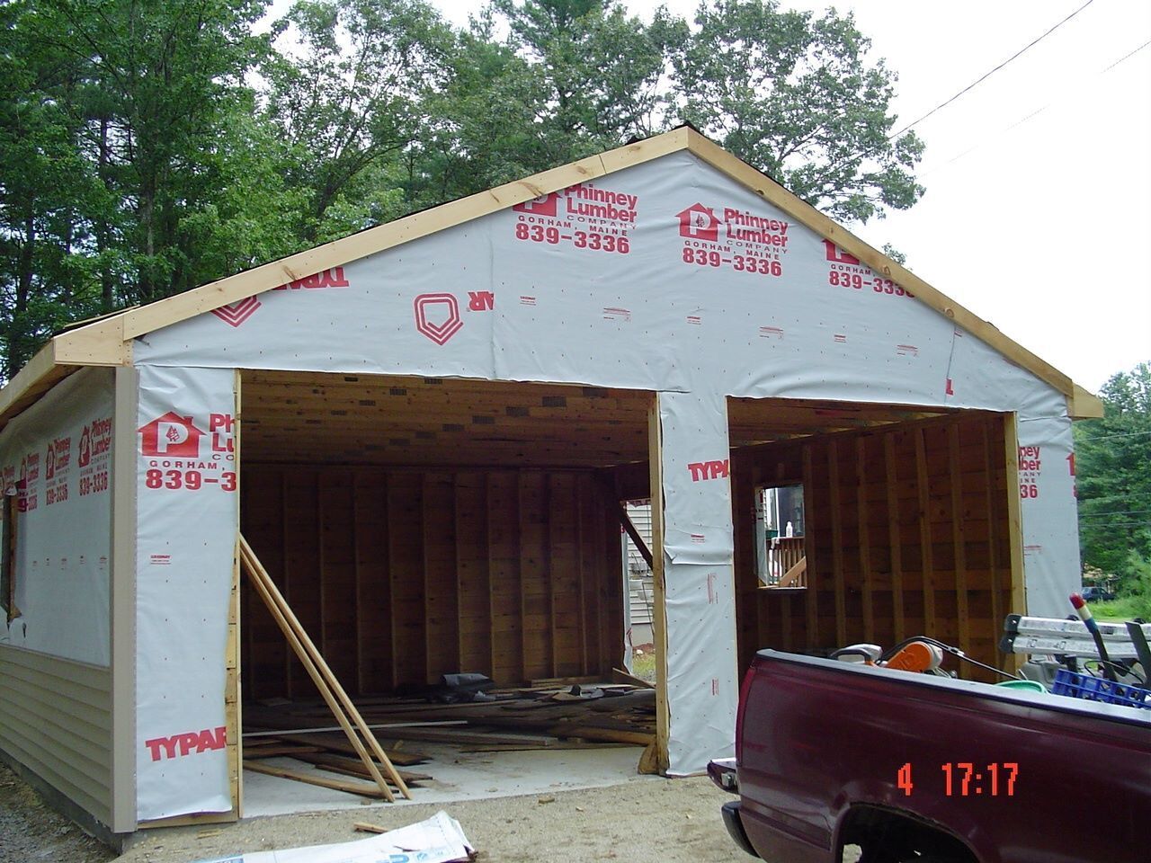 Garage Bay cutouts for new garage build