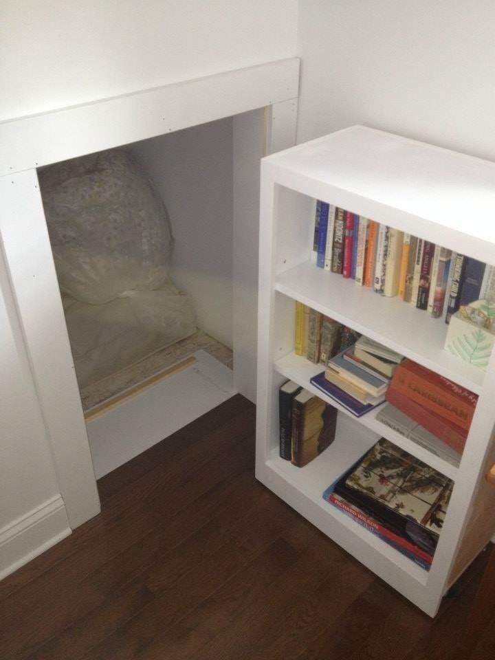 Custom shelves by Al Clayton Construction Services 