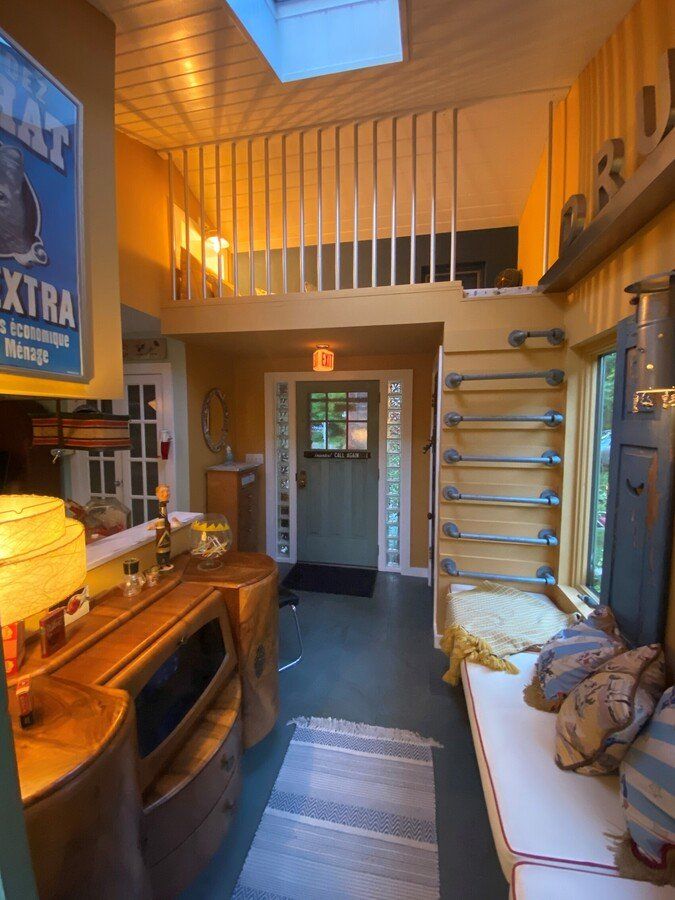 Loft Bed built in Shaftsbury VT for a Airbnb