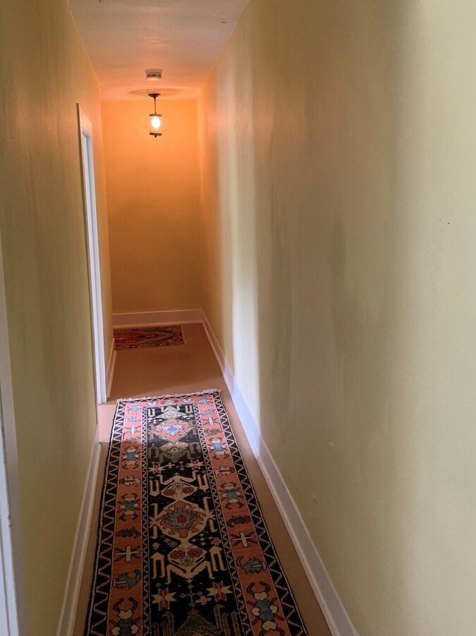 Plaster walls repaired