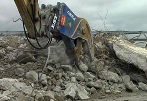 Pinza demolitrice per escavatore