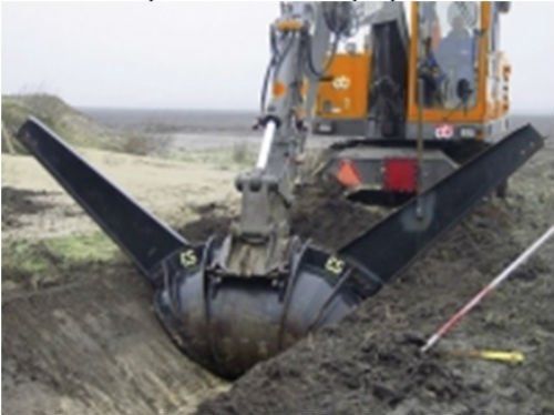 Benne assortite per varie tipologie di lavori, tipo a trapezio per fossi, ossilante per scarpate applicabili su mini escavatori ed escavatori