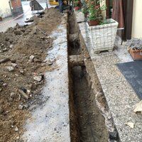 Scavo per acquedotto 2