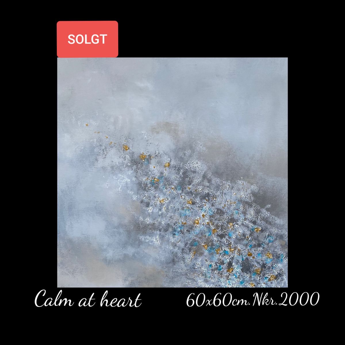 A picture of a painting titled calm at heart