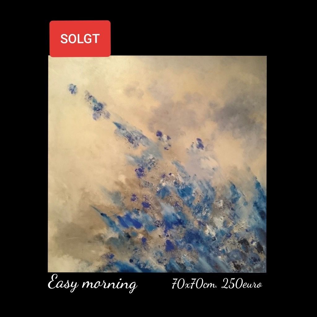 A picture of a painting titled easy morning