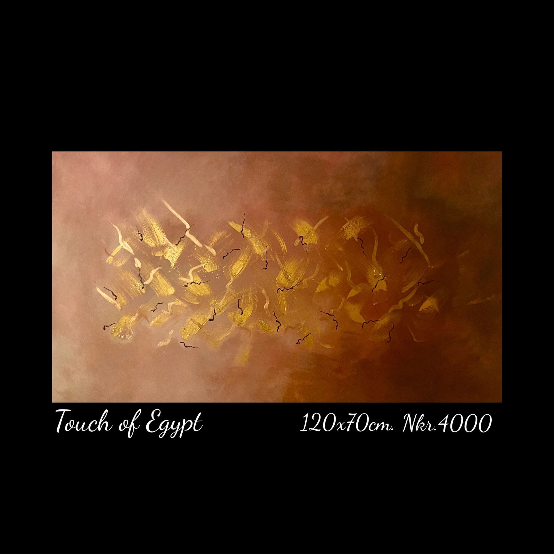 A picture of a painting titled touch of egypt