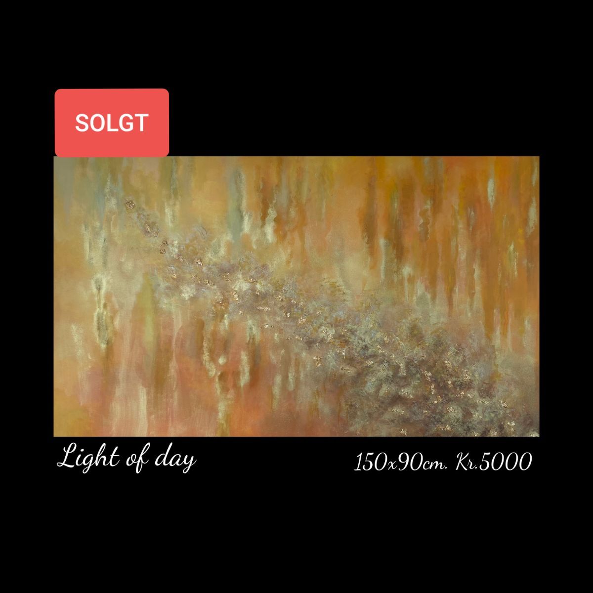 A painting of a light of day is for sale.