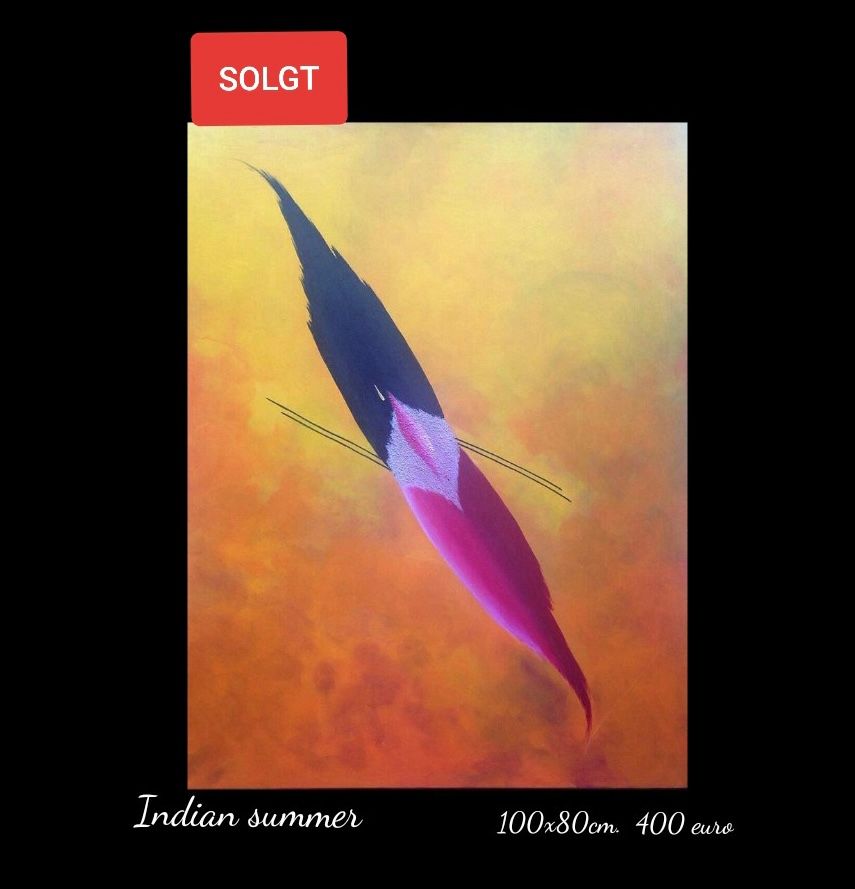 A painting of an indian summer is for sale