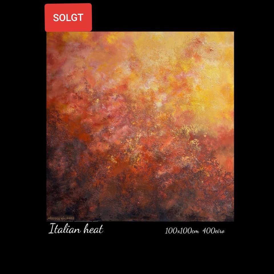 A painting of italian heat is for sale