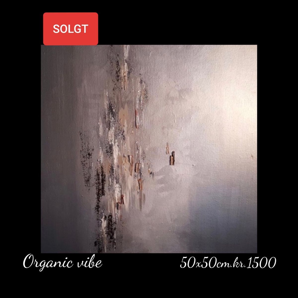 A painting is being sold for 1500 kr