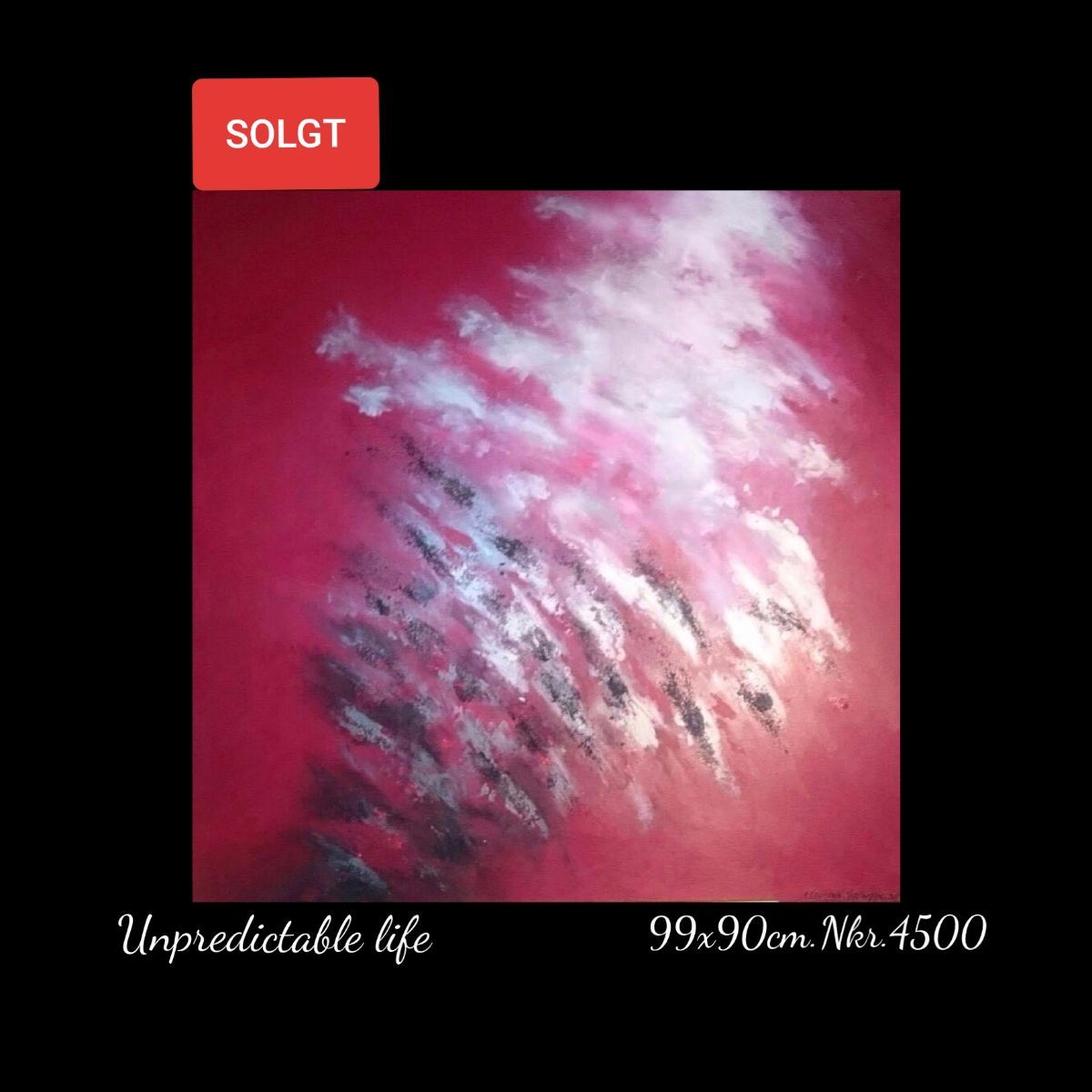 A picture of a painting that is for sale