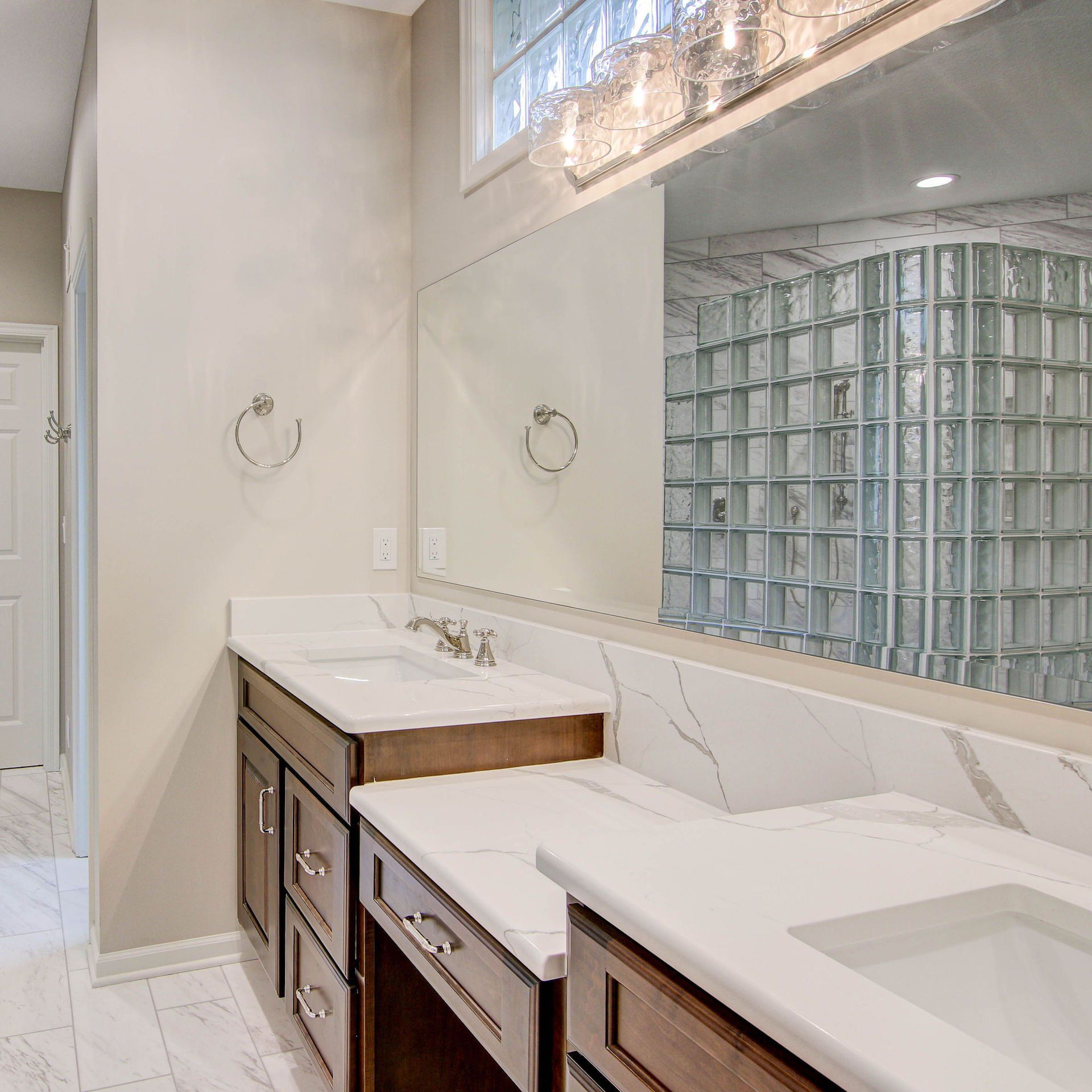 Bathroom Remodelers in Kansas City - A recently remodeled bathroom project in Parkville, MO just north of downtown Kansas City