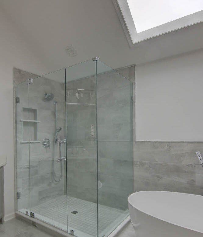 master bathroom remodeling project in kansas city