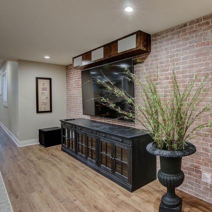 Basement Remodeler Kansas City - A recent full basement remodel in Overland Park Kansas.