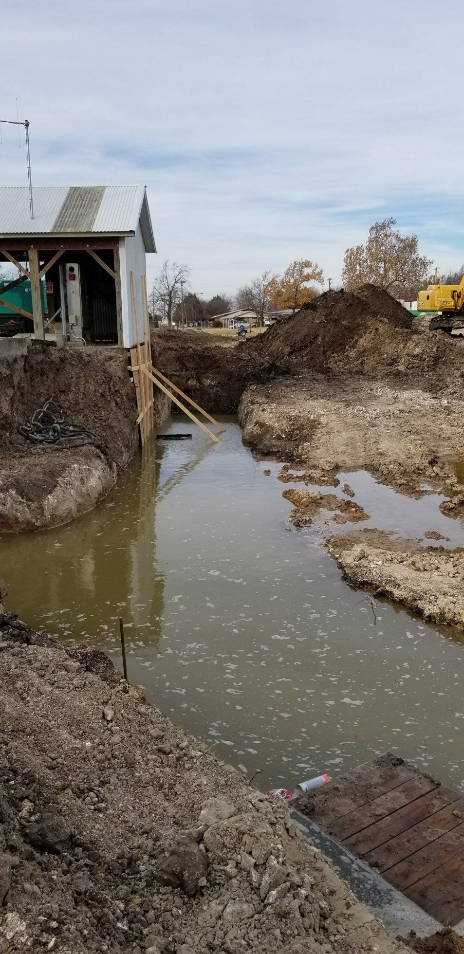 Gravel — Pool Of Water Being Drained in Wichita, KS