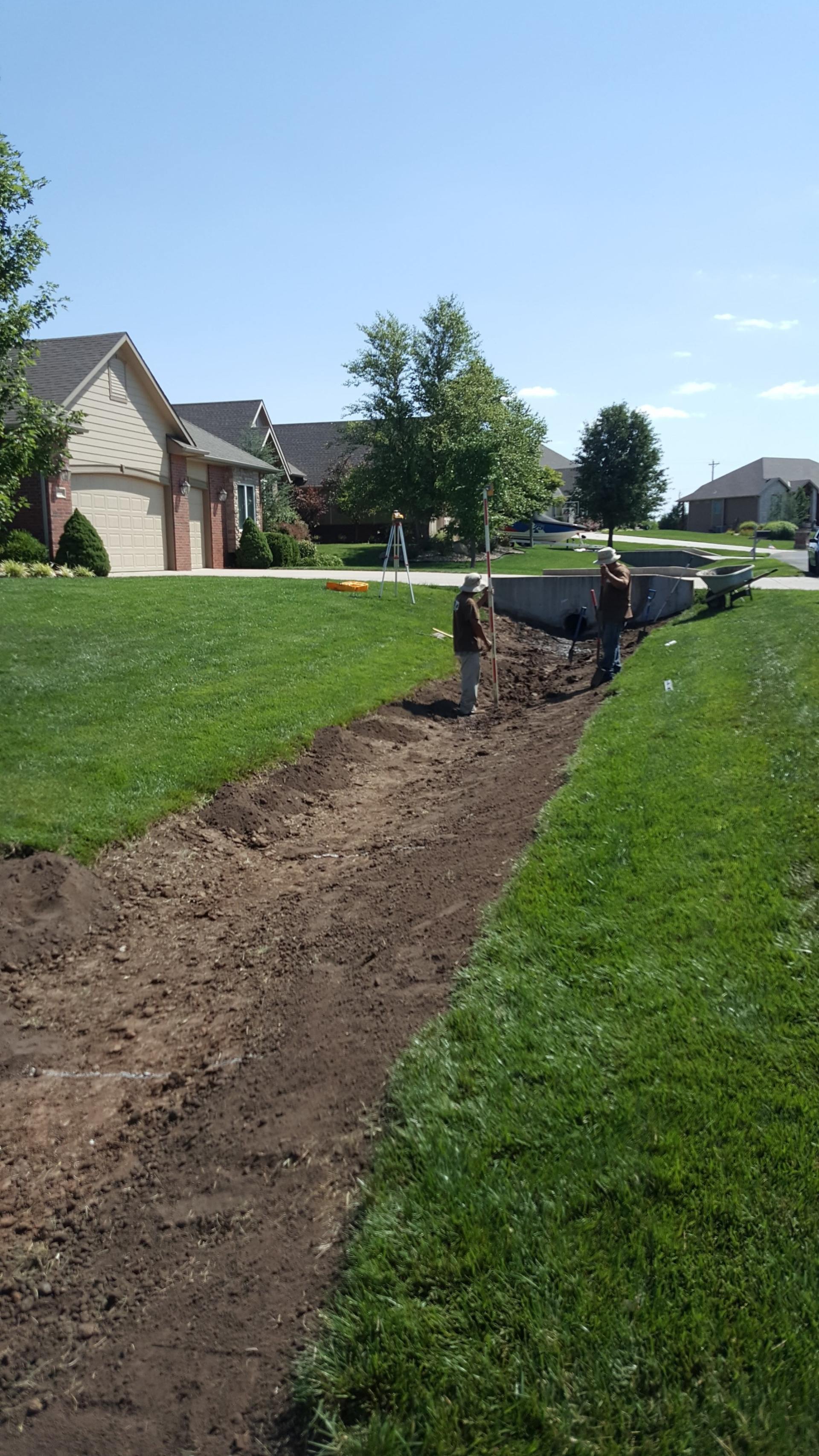 drainage digging