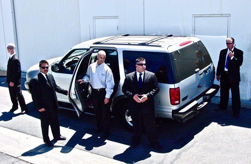 Security Group on the Side of the Car — Sand Pedro, CA — Delta Bravo Group