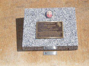 Grey plated headstone — Headstones in Wellington, NSW