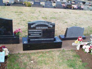 New polished headstone — Headstones in Wellington, NSW