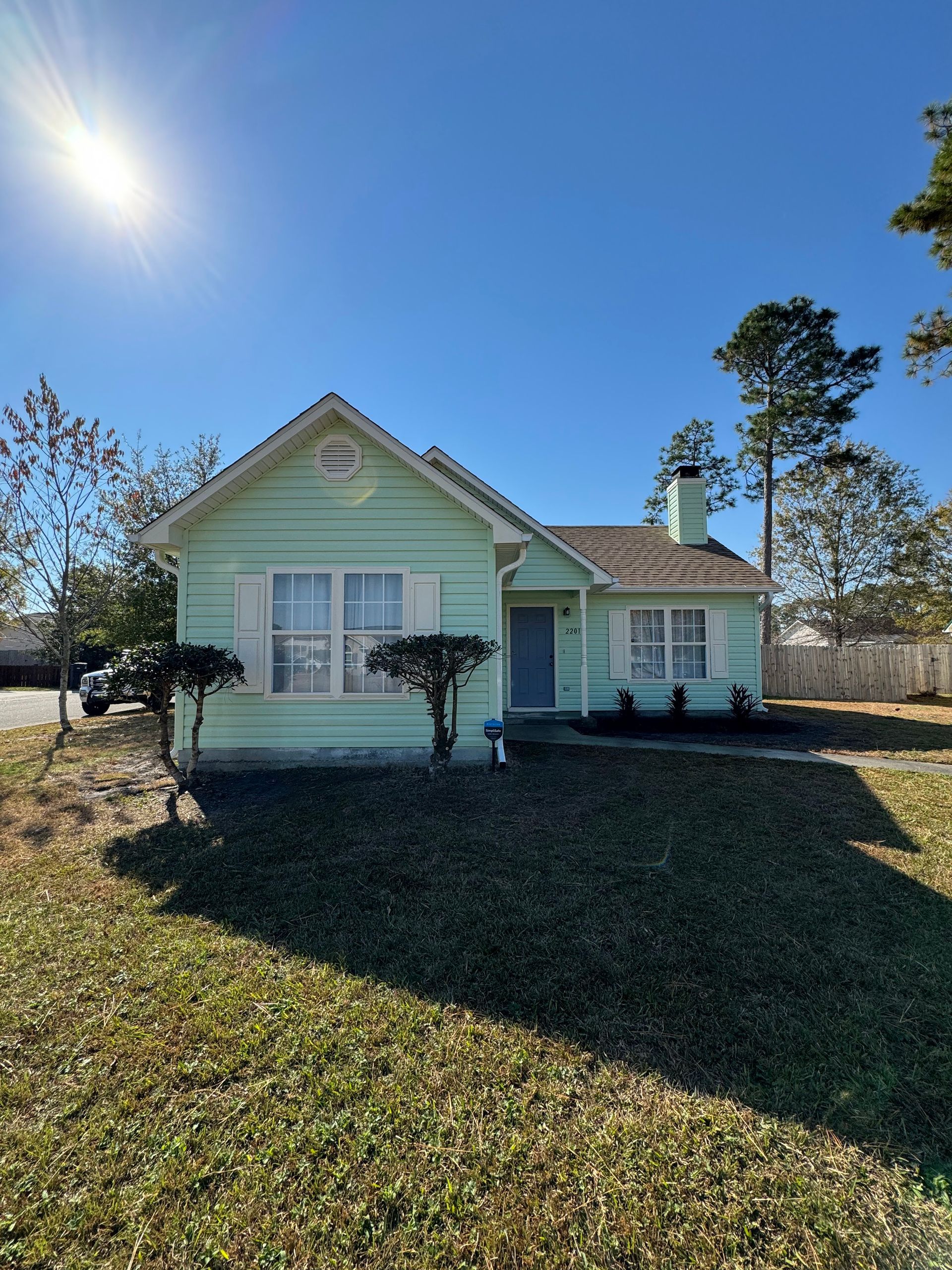House With Beautiful Exterior Paint — Wilmington, NC — Villa’s NC Painting