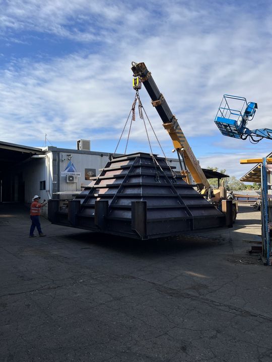 Company Delivery Truck  — Custom Steel Fab in Garbutt, QLD