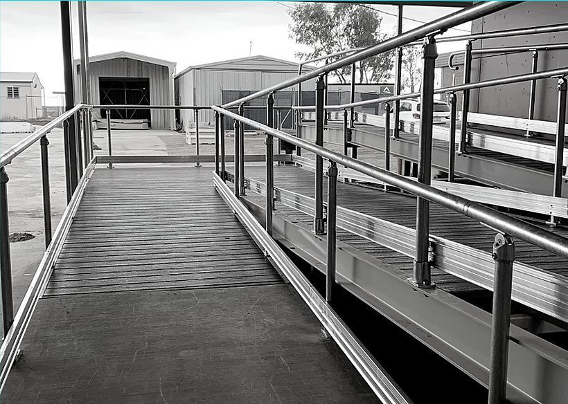 Steel Railing On Hospital — Complete Fabrication in Townsville