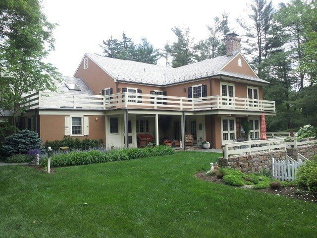 Exterior painting services by Hanna Brothers Painting in Ambler, PA