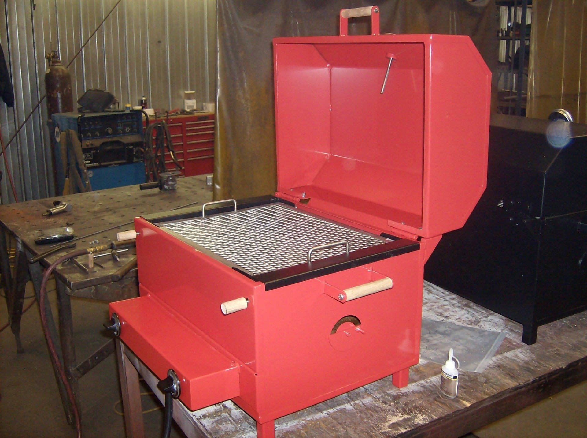 Custom Red Grill — Olivia, NC — Olivia Machine & Tool, Inc
