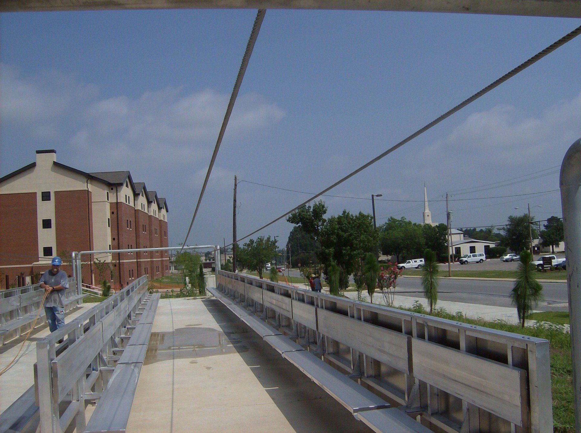 A Man And Barriers — Olivia, NC — Olivia Machine & Tool, Inc