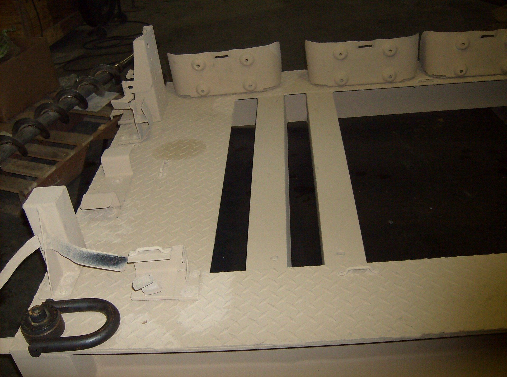 Custom White Metal Lower Part — Olivia, NC — Olivia Machine & Tool, Inc