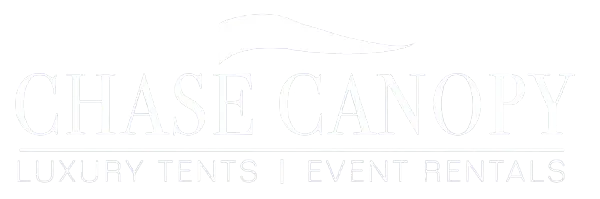 White logo for Chase Canopy, reading 