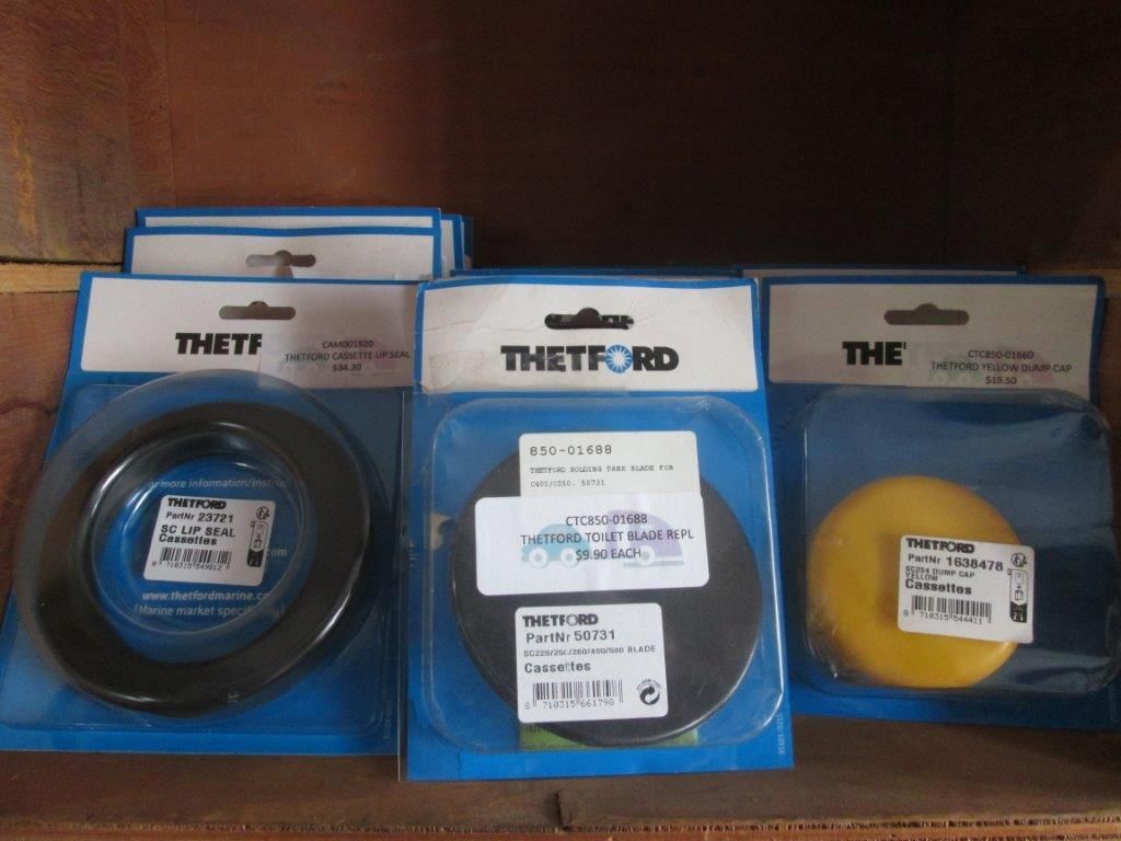 Three Packages Of Thetford Toilet Replacement Parts — Caravan Experts In The Charters Towers Region, QLD