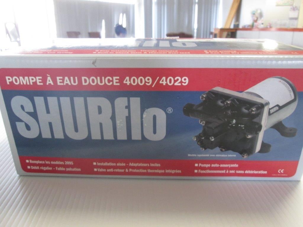 Box Of Shurflo 4009/4029 Fresh Water Pump — Caravan Experts In The Charters Towers Region, QLD