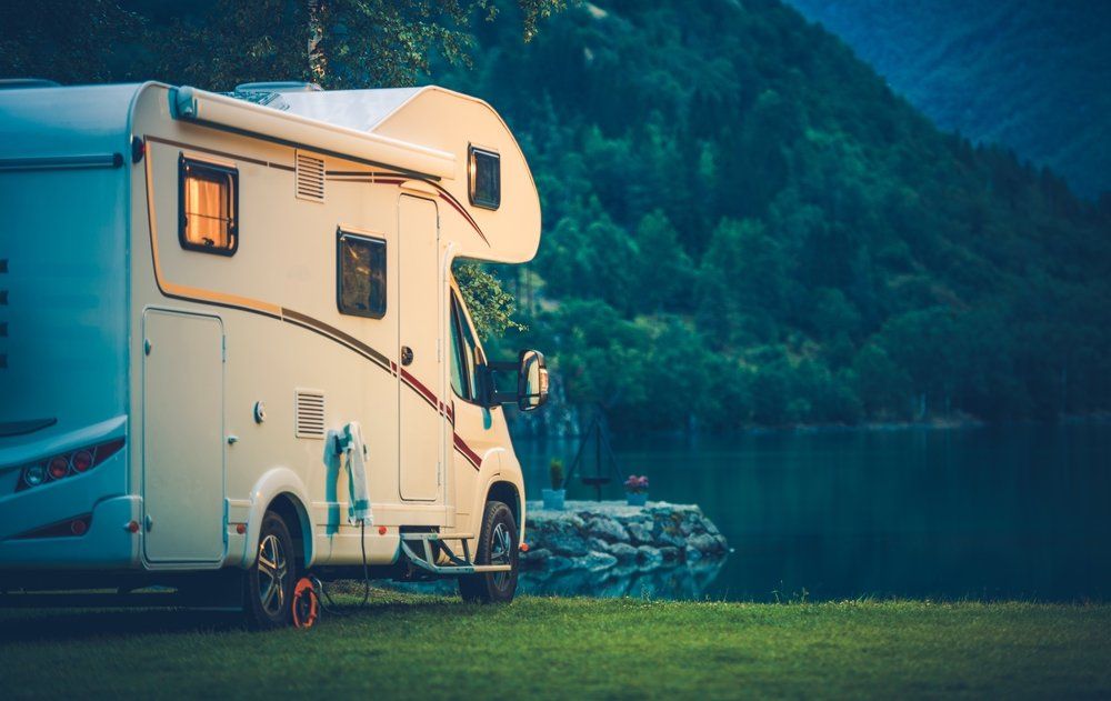 RV Parked at Campsite — Caravan Experts In The Charters Towers Region, QLD
