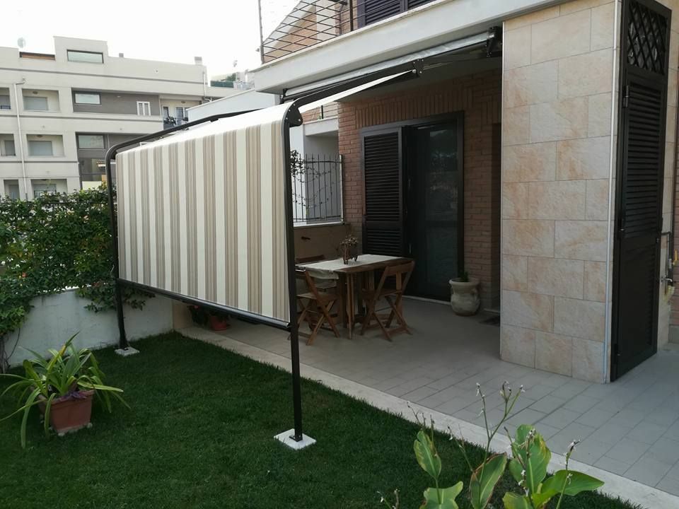 tende da sole con guida