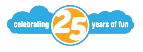 cartoon of a kid flying