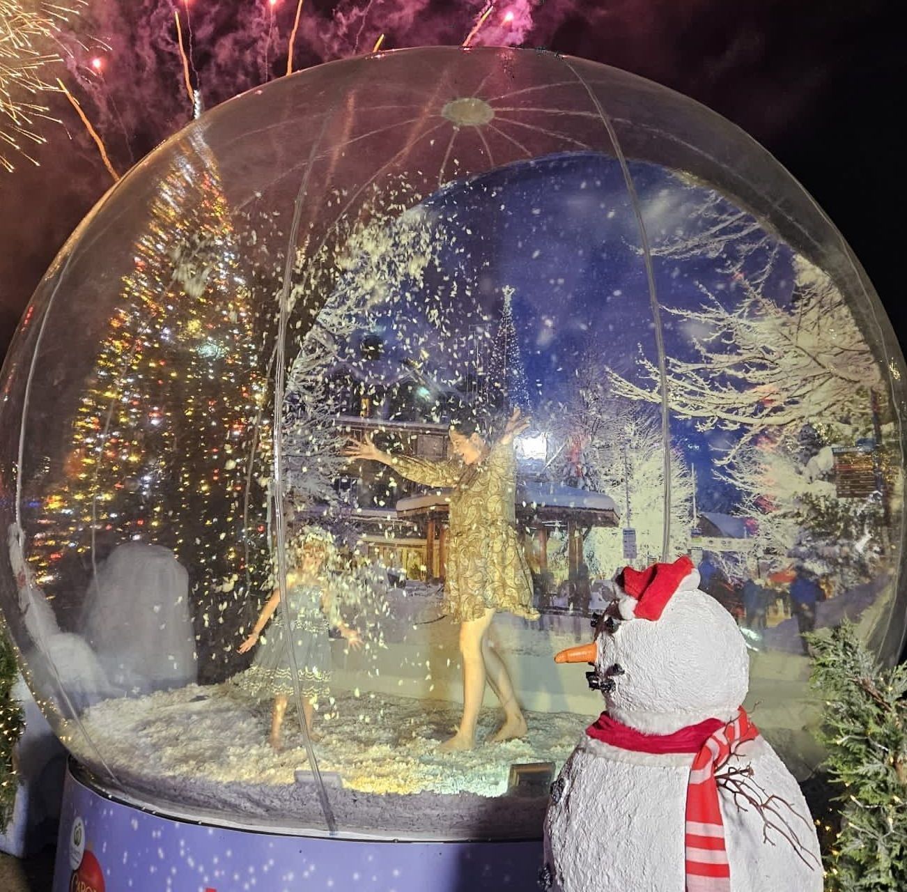 Young kid trying to climb the inflatable castle