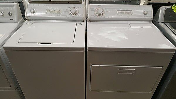 All White Colored Washer &  Dryer — Appliance in Sacramento, CA