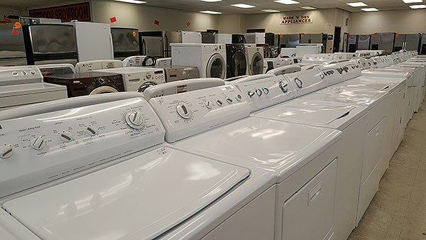 Rows of Washers & Dryers — Appliance in Sacramento, CA