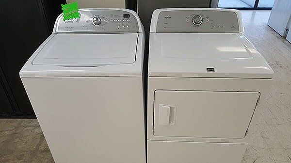 Washer & Dryer with Hint of Gray Color — Appliance in Sacramento, CA