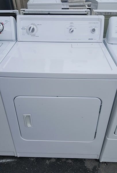 White Colored Dryer — Appliance in Sacramento, CA