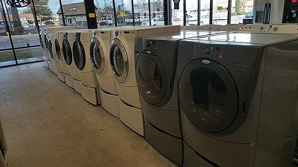 Black & White Sets of Washers & Dryers — Appliance in Sacramento, CA