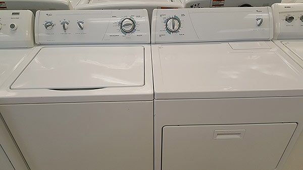 White-Colored Washer & Dryer — Appliance in Sacramento, CA
