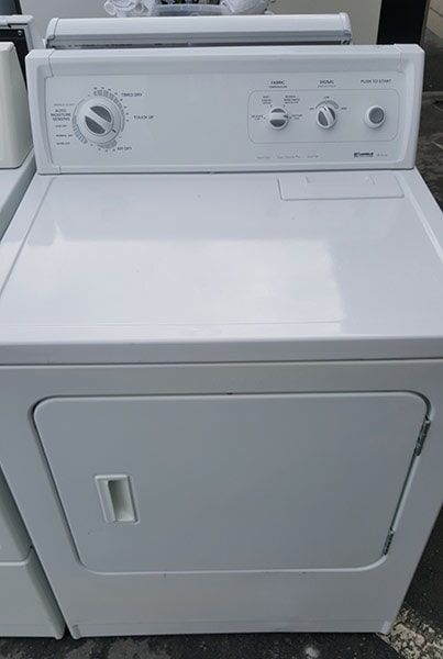 All White Colored Dryer — Appliance in Sacramento, CA