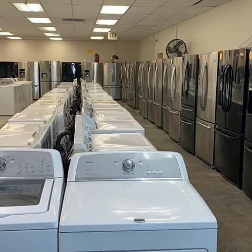 Silver Colored Refrigerators — Appliance in Sacramento, CA Silver Colored Refrigerators — Appliance in Sacramento, CA