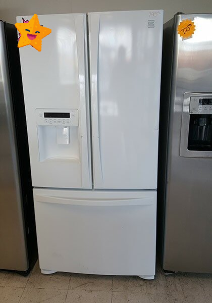 Clean-Looking Refrigerator with Ice Maker — Appliance in Sacramento, CA