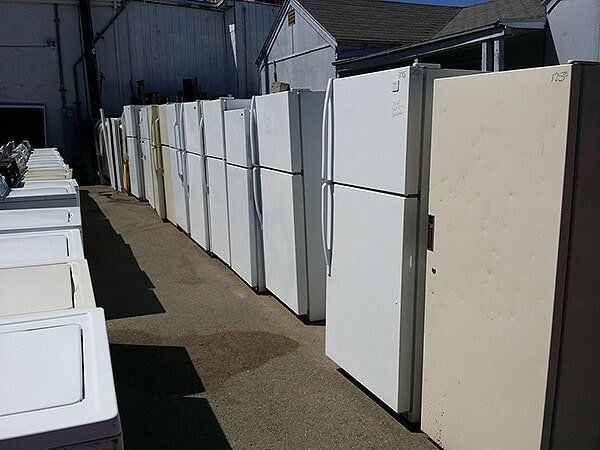 Outdoor Showcase of Refrigerators — Appliance in Sacramento, CA