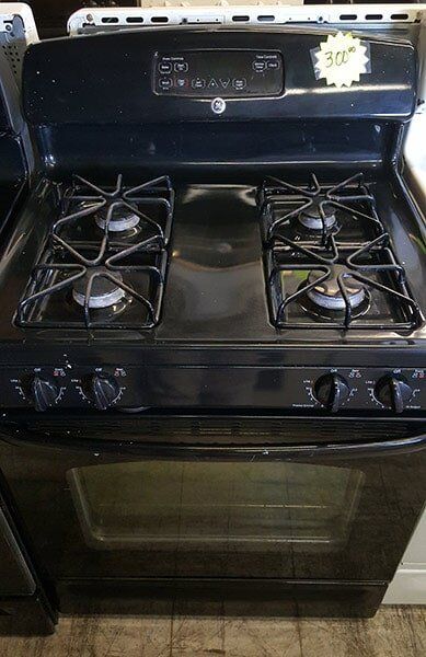 All-Black Colored Stove — Appliance in Sacramento, CA