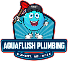 A blue water droplet character holding a plunger, wearing a hat, labeled 