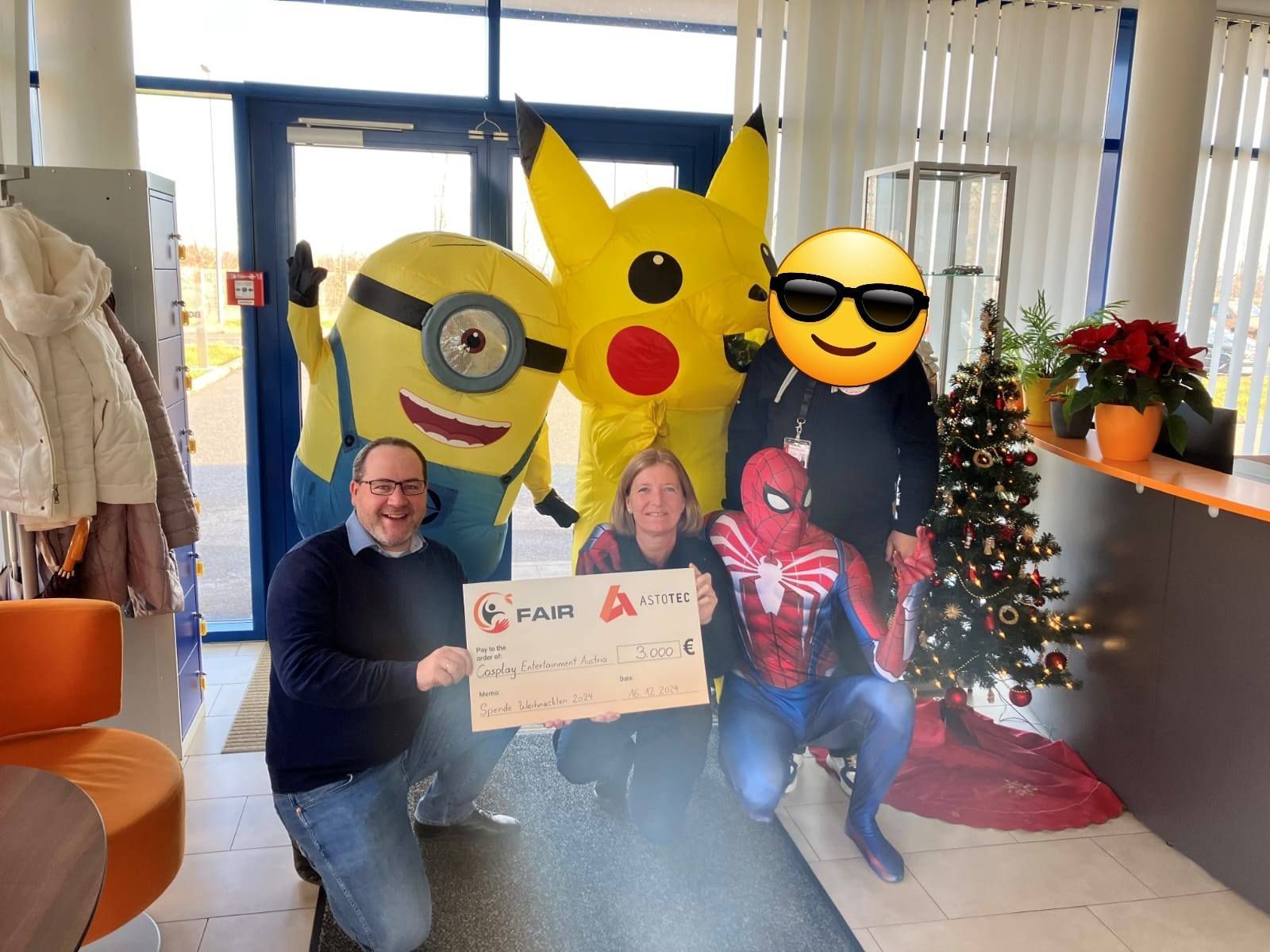 Spendenübergabe Fair